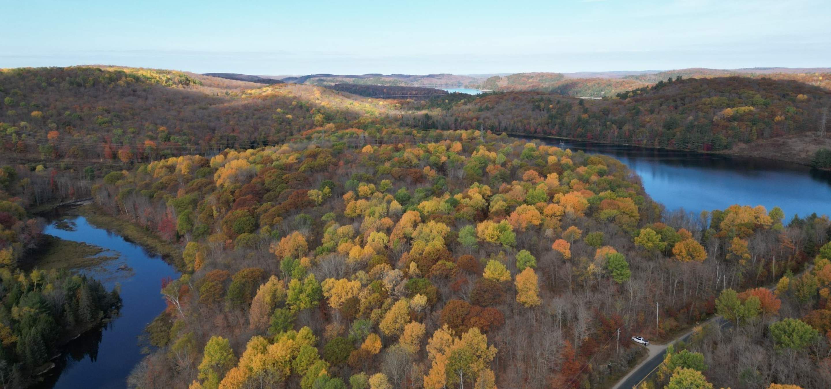 ariel view of acreage 