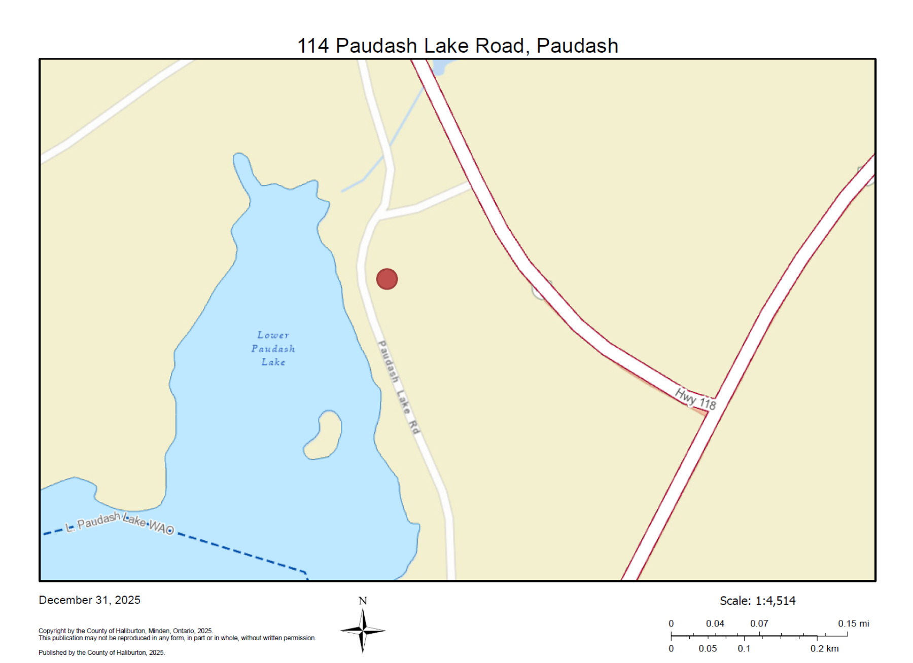 GIS MAP_114 Paudash lake road.png