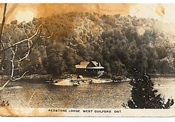 The original Redstone Lake Lodge in Haliburton Highlands