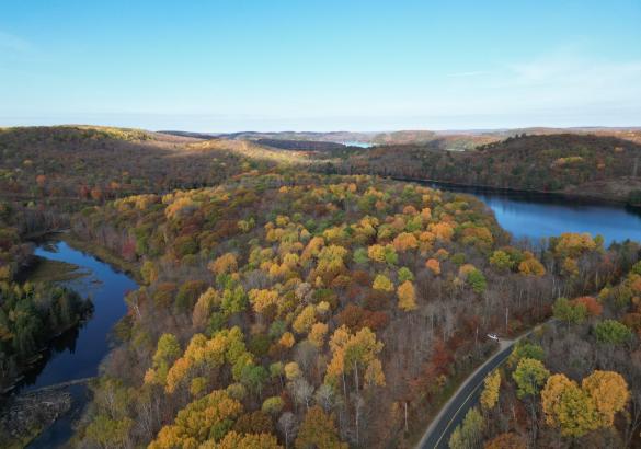 ariel view of acreage 