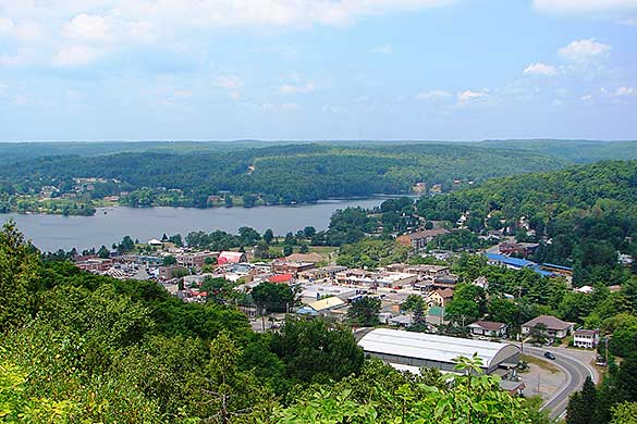 photo of Haliburton from Skyline Park lookout